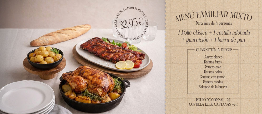 Men&uacute; Familiar Mixto