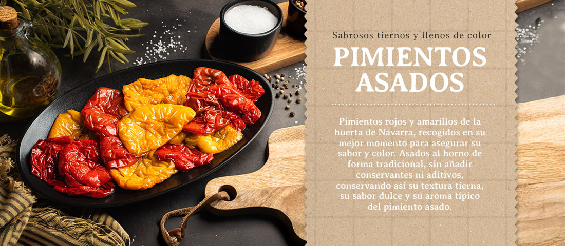 Pimientos asados