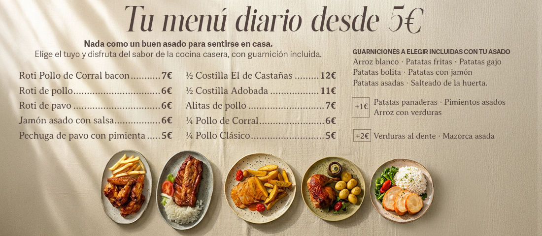 Men&uacute;s individuales