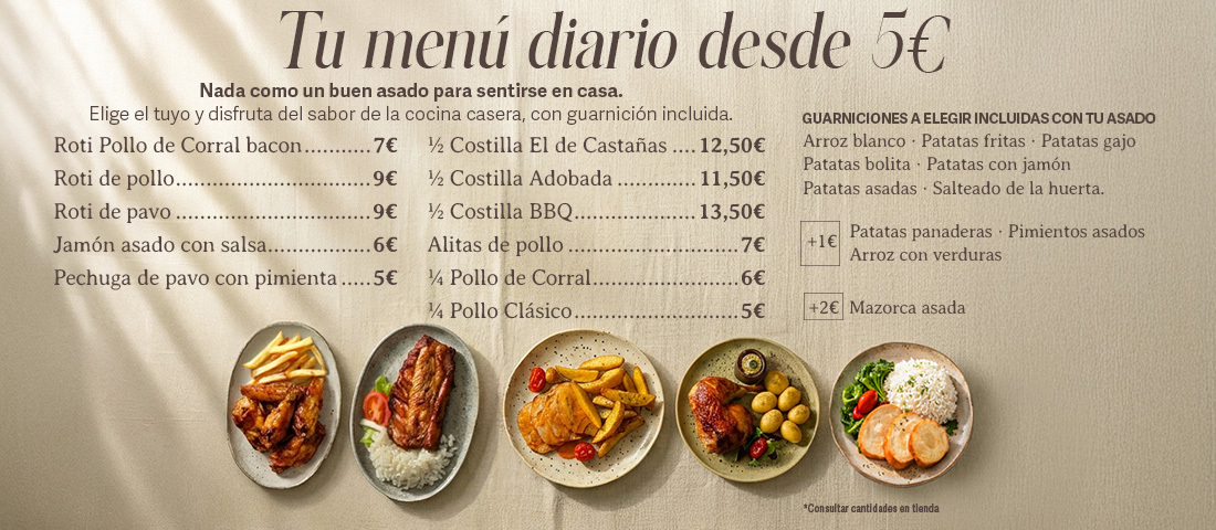 Men&uacute;s individuales