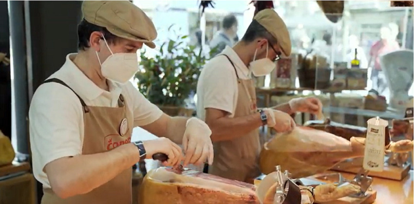 Cortes de jamón 
