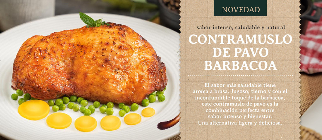 Contramuslo pavo bbq