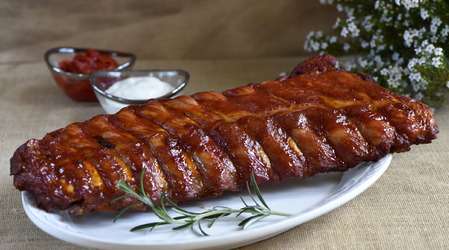 Costilla Adobada Asada