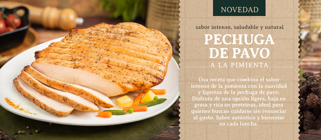 Pachuga de pavo a la pimienta