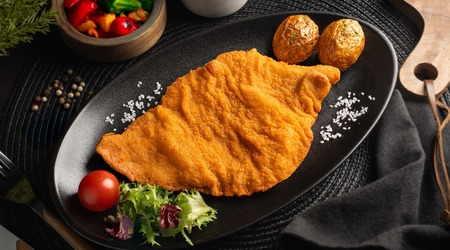 Milanesa de Ternera Gallega con Patatas