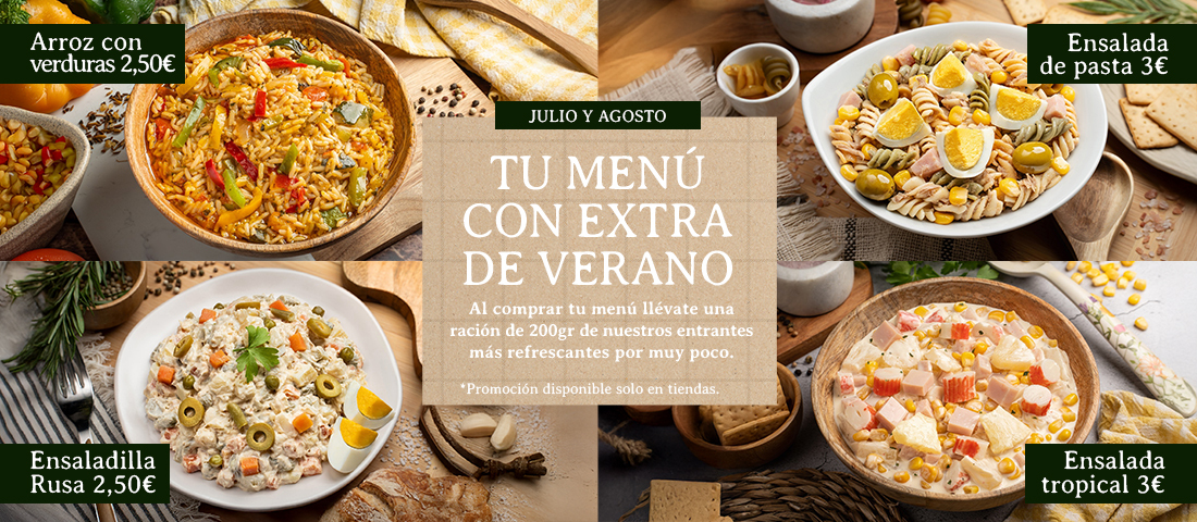 Menú + 2.50 