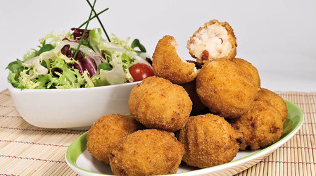 Maxicombo Croquetas de Huevos con Chorizo