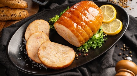 Roti de Pollo de Corral con Bacon y Queso