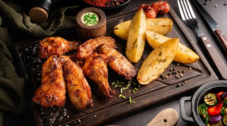 Menú Individual de Alitas de Pollo