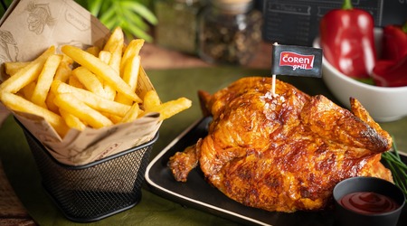 Combo pollo de Corral + patatas fritas