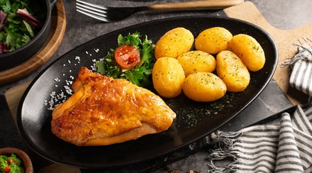 Menú Pechuga de Pollo de Corral 
