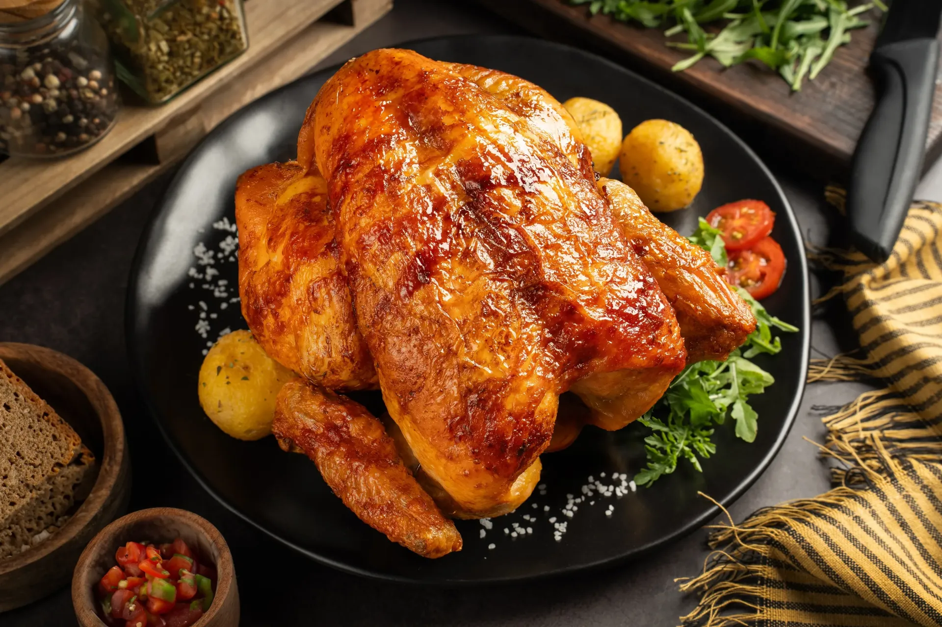 POLLO CORRAL ASADO