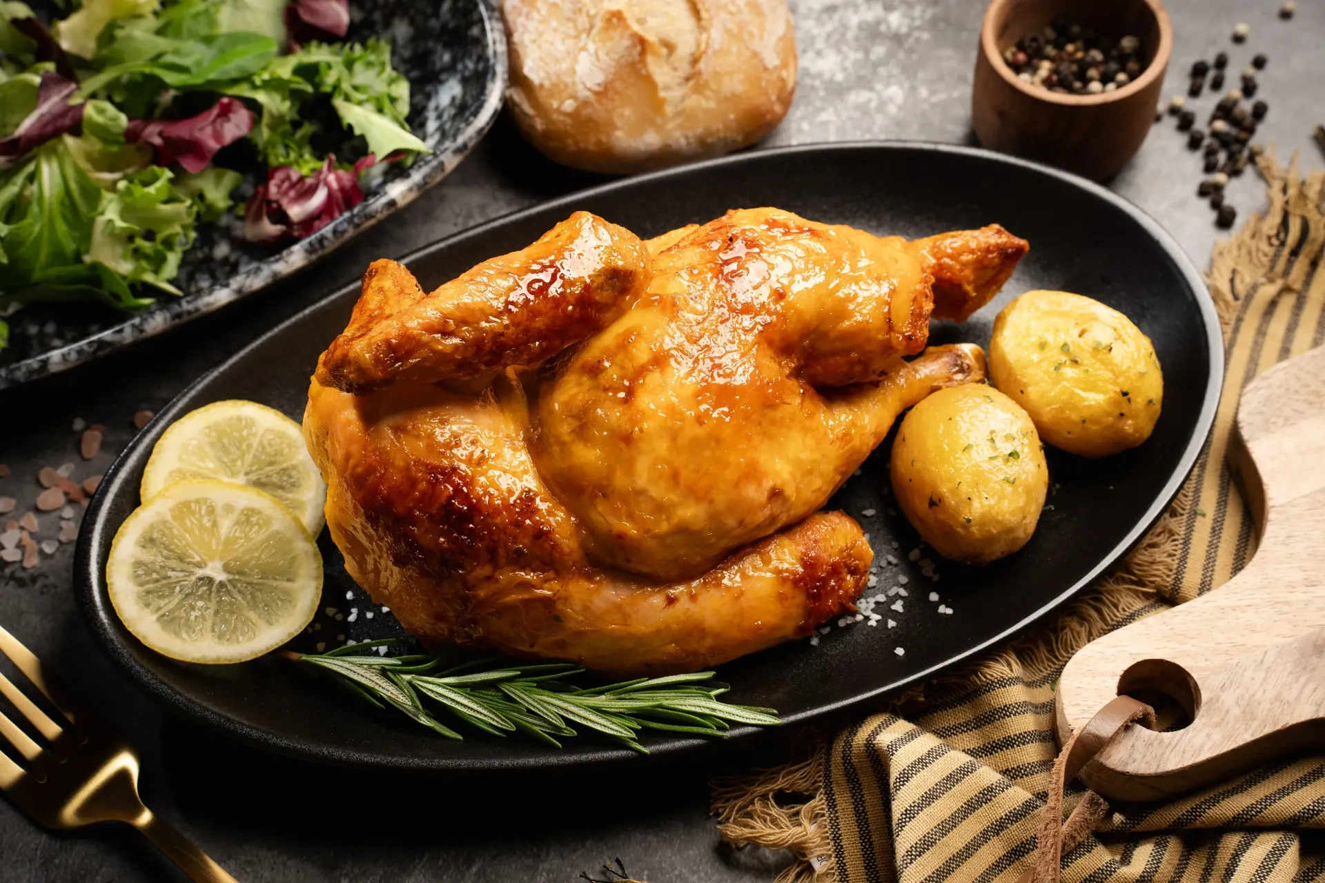 1/2 POLLO CORRAL