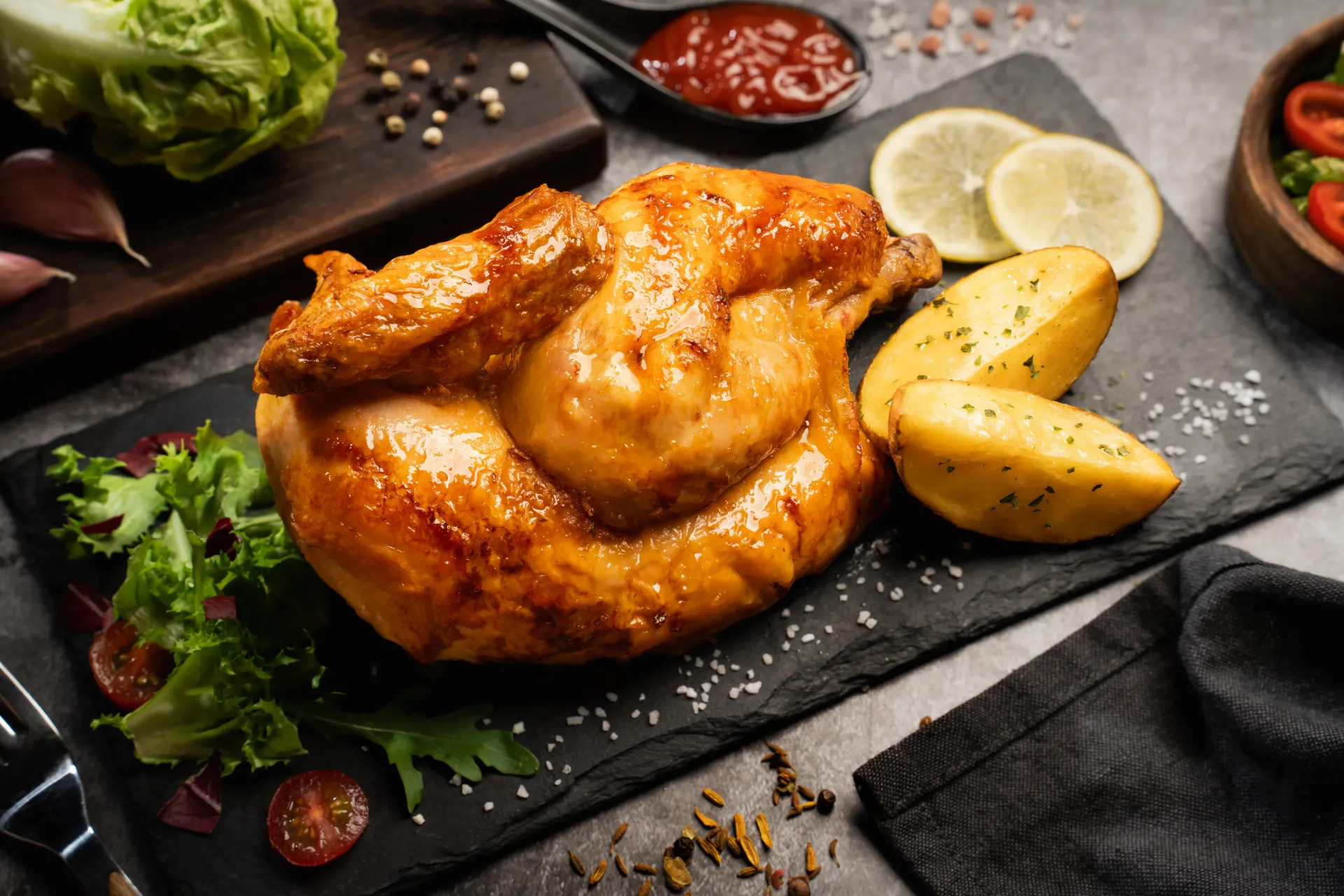 1/2 POLLO CLASICO