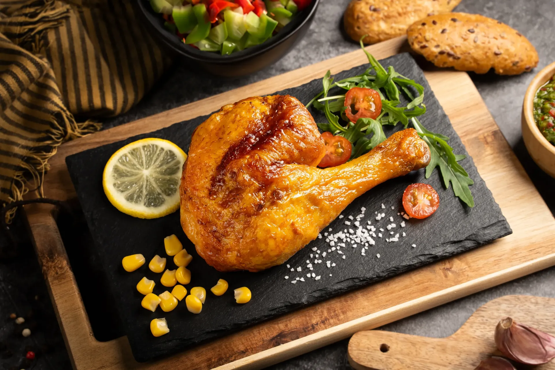 MUSLO POLLO CORRAL ASADO