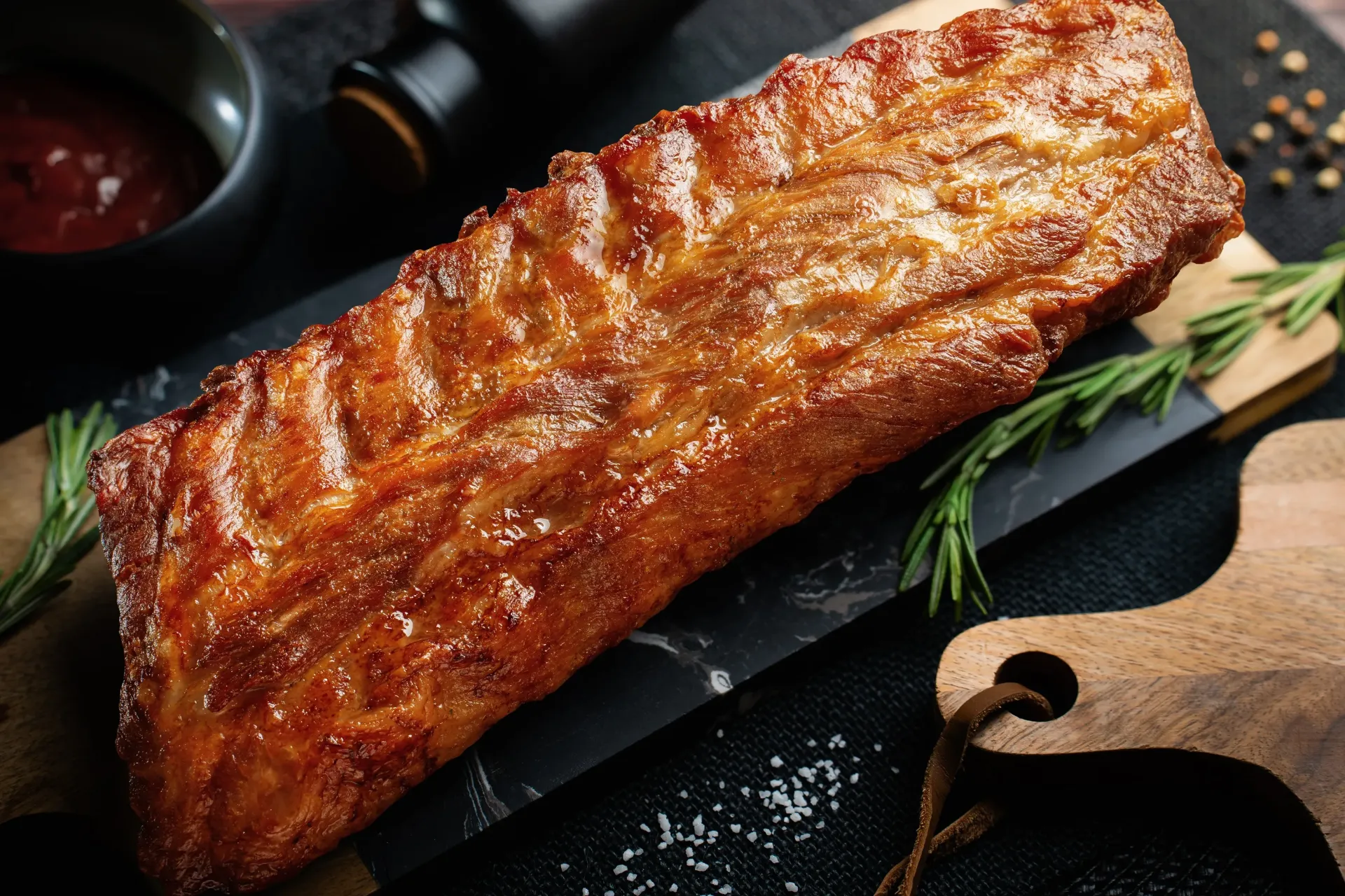 COSTILLA CASTANA ASADA